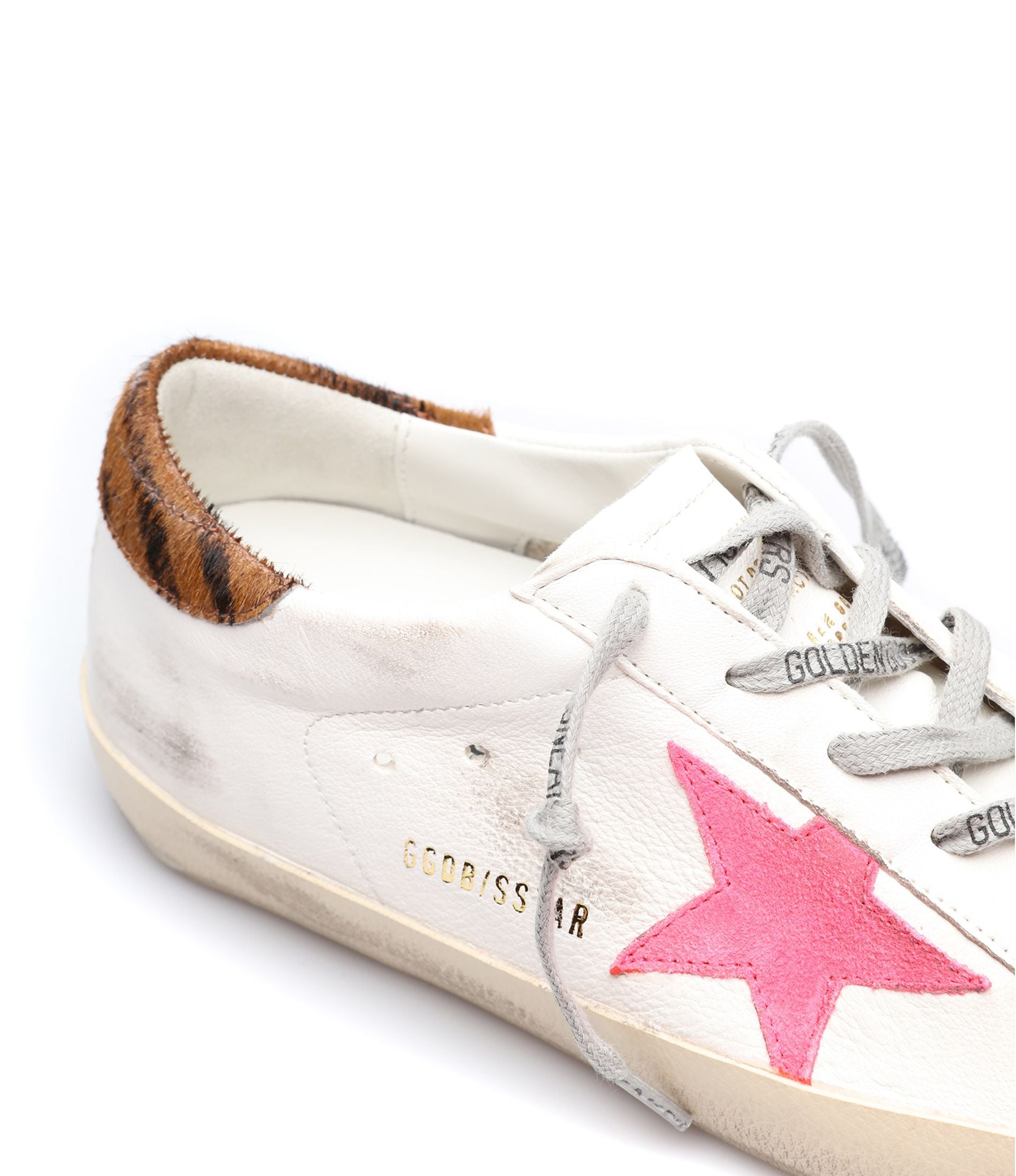 Golden Goose  -  Superstar rose-léopard femme